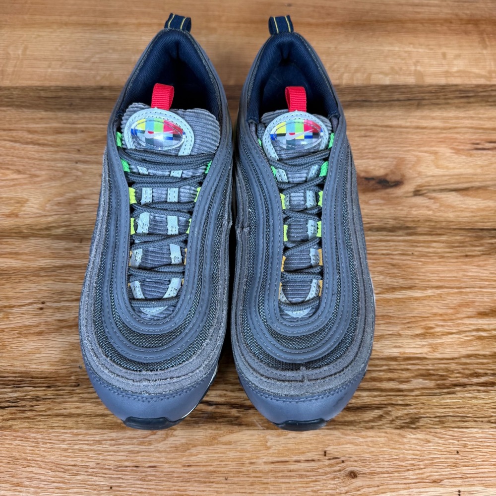 Nike Air Max 97 EOI Gray Multicolor Kids Athletic Sneakers US 5.5Y DD2002-001 - Picture 2 of 9